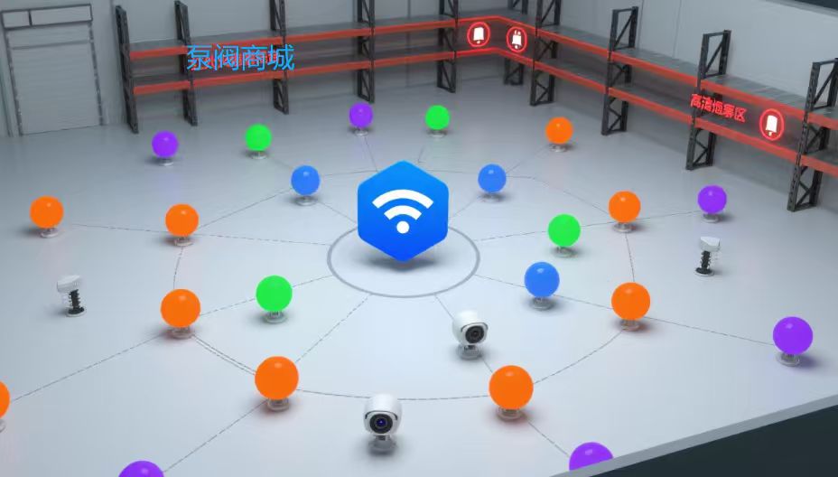 上海工开阀门 × 泵阀商城:物联网驱动!仓库厂房大空间自动消防炮喷水灭火系统设计要点