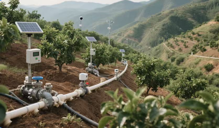 上海工开阀门新闻:物联网 + 泵阀科技赋能智慧农业 水肥联动控制系统全场景落地应用